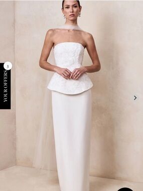NAIRA club London peplum style Maxi dress